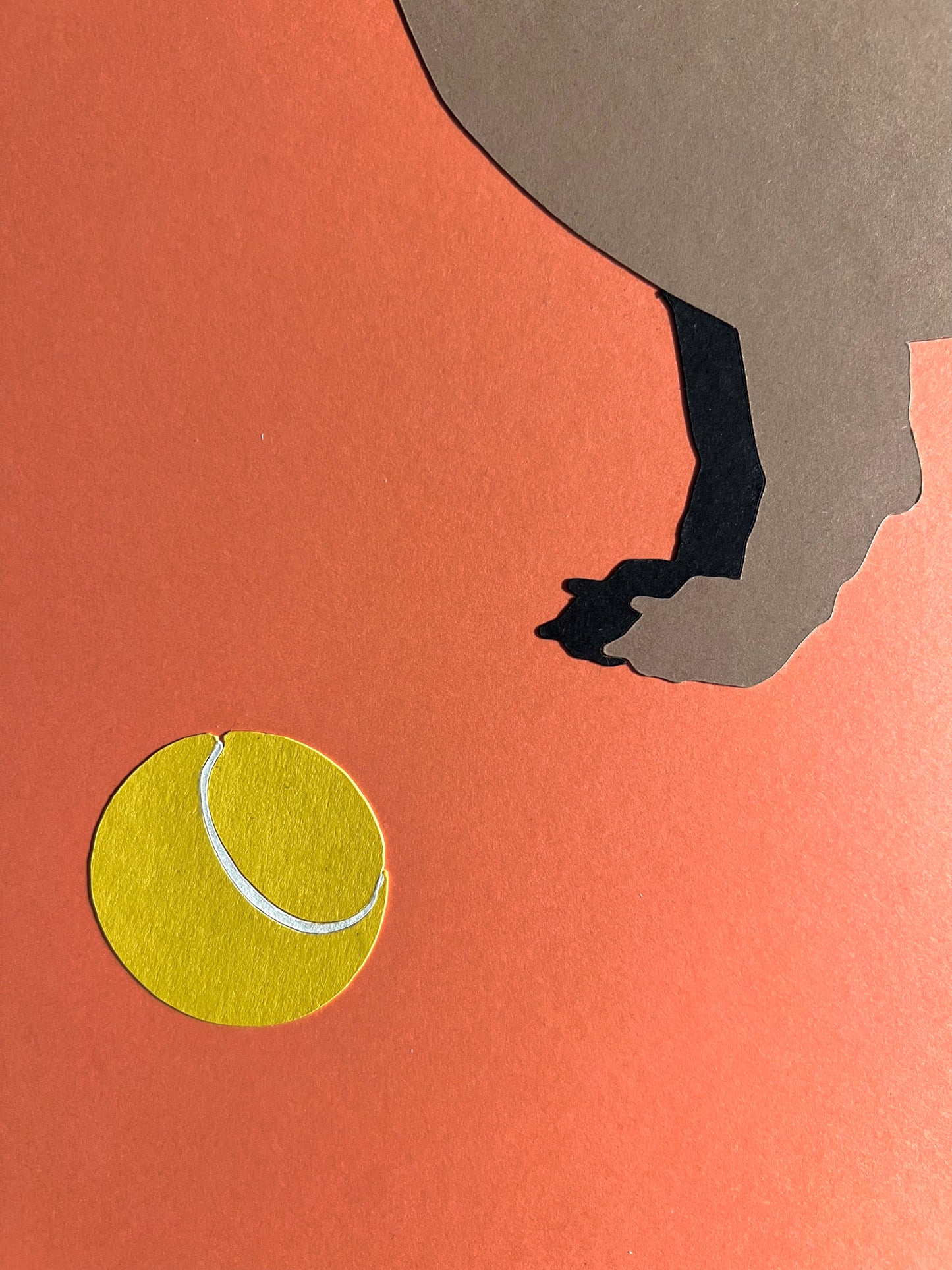 Dachshund with Tennisball and Fried Egg