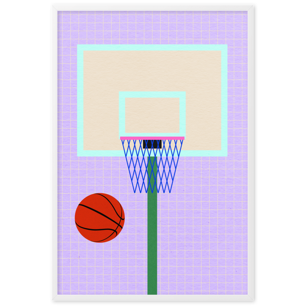 Framed Fine Art Print – New York Basketball