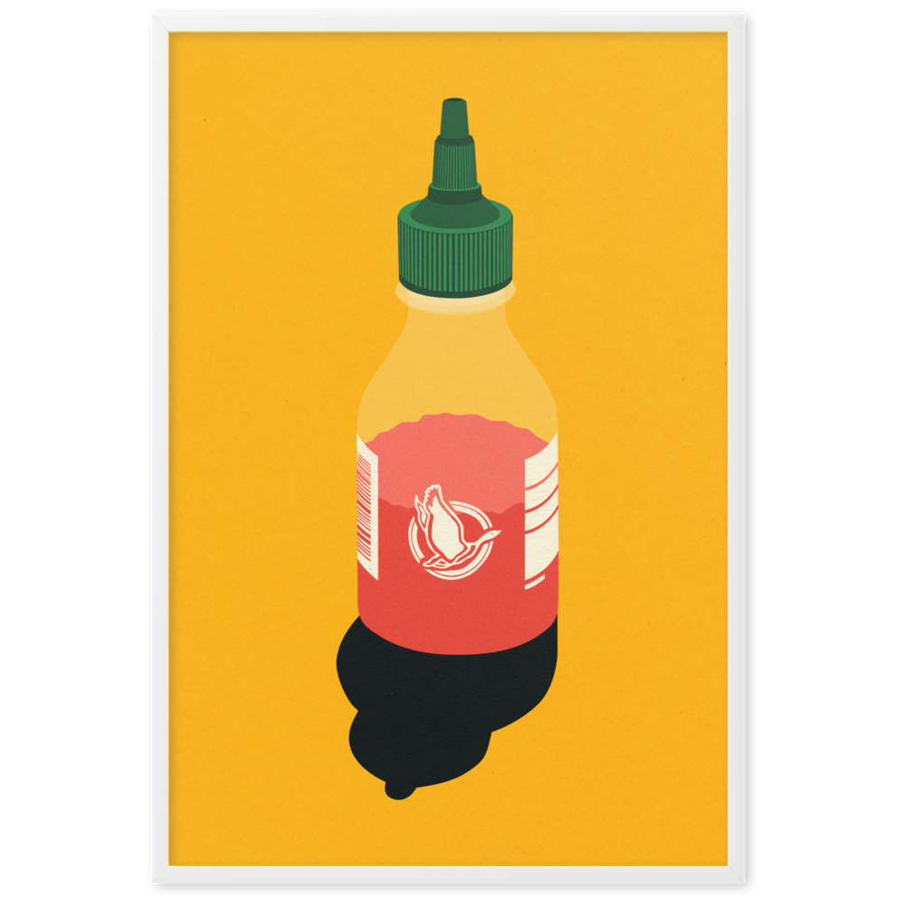 Framed Fine Art Print – Chili Sauce