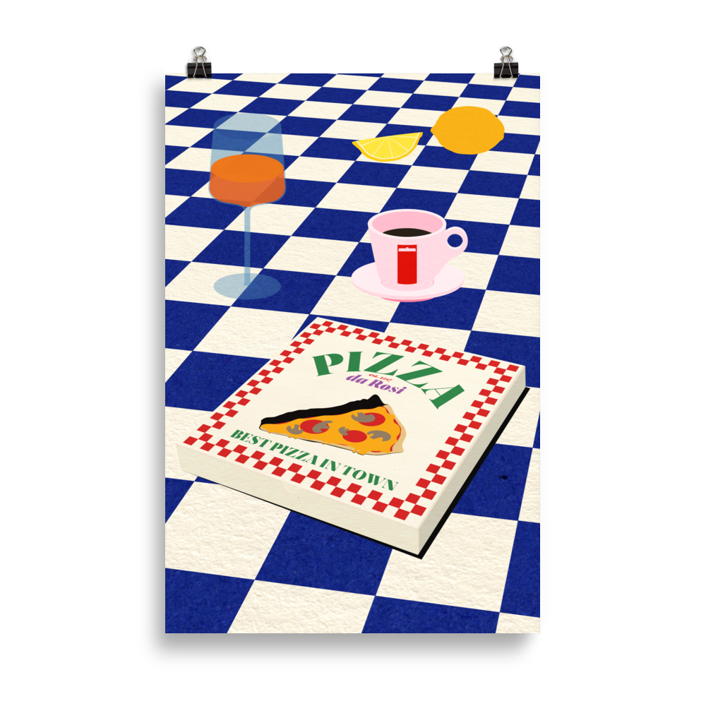 Fine Art Print – The Italian Menu