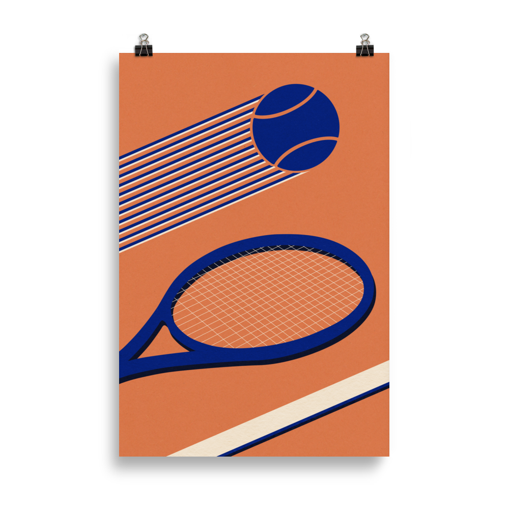 Fine Art Print – Tennis 80's