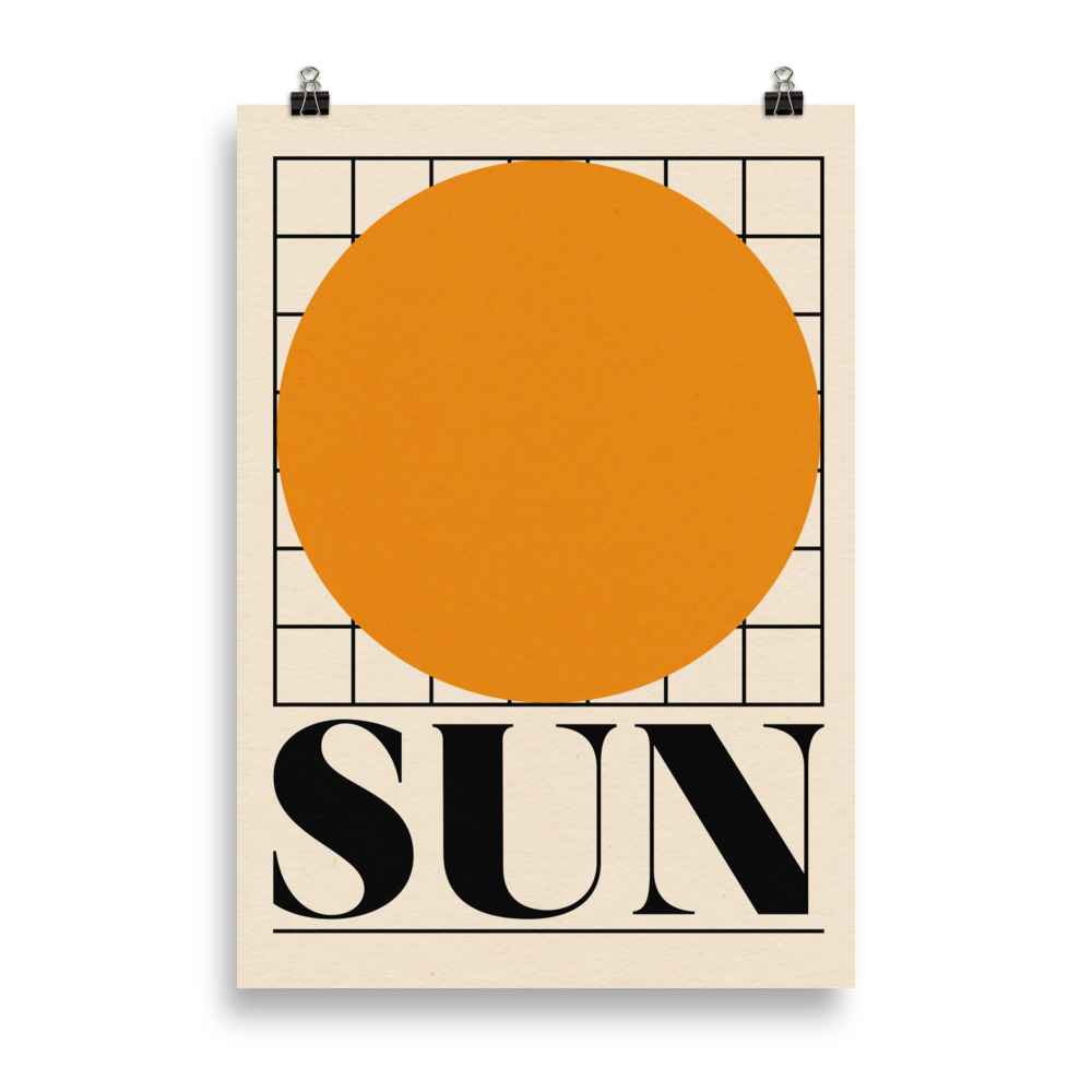 Poster Art Print Illustration – SUN