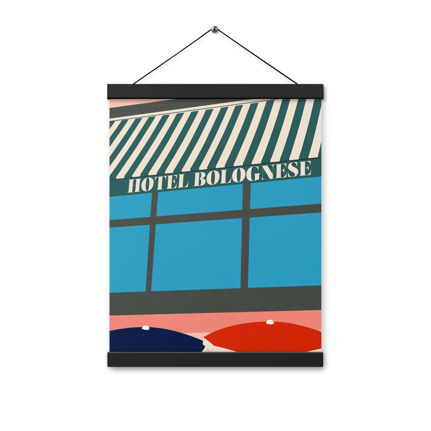 Poster with hangers – Hotel Bolognese