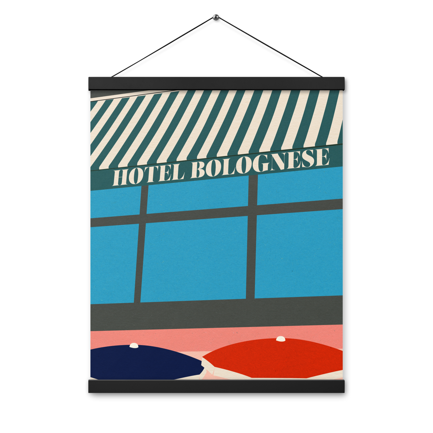 Poster with hangers – Hotel Bolognese