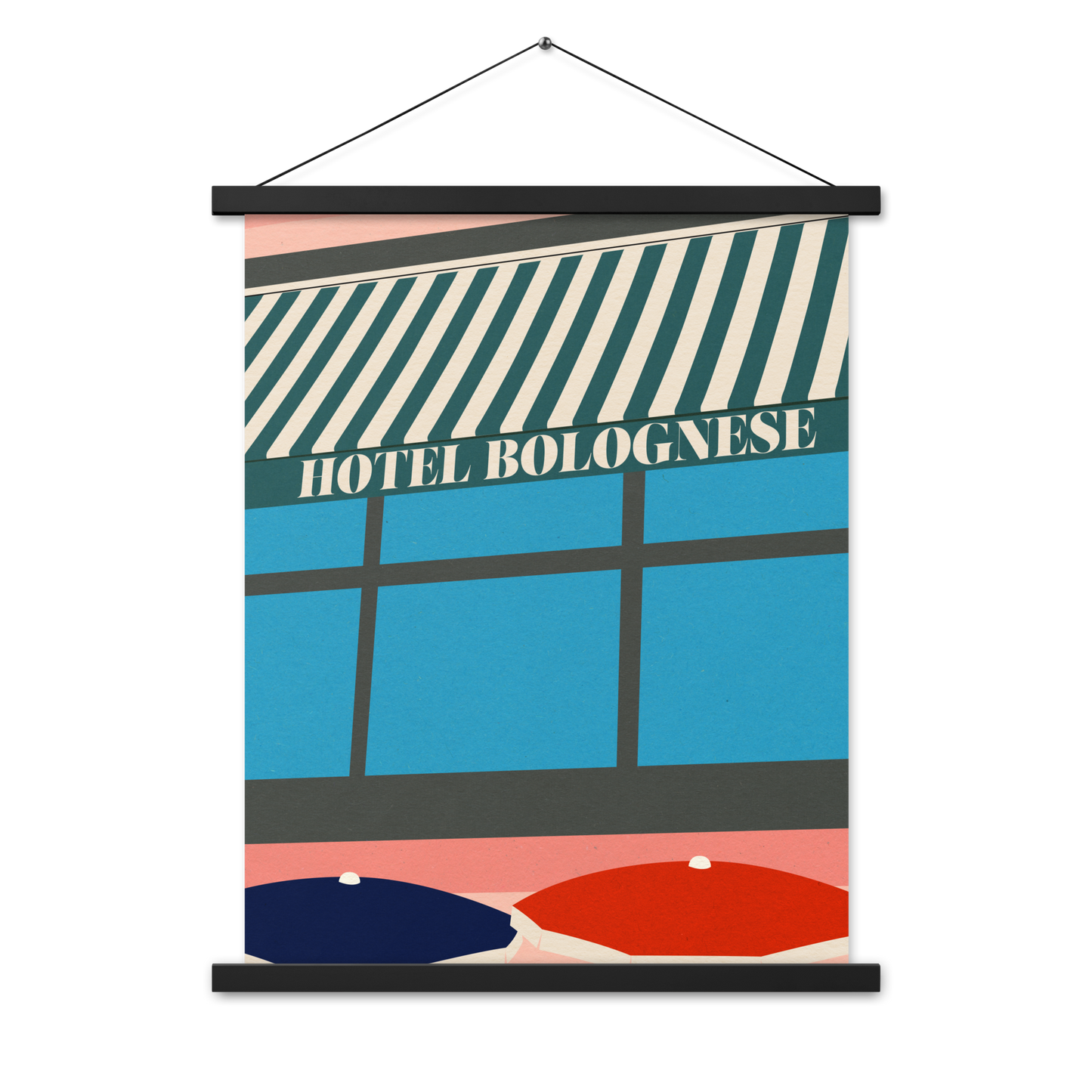 Poster with hangers – Hotel Bolognese