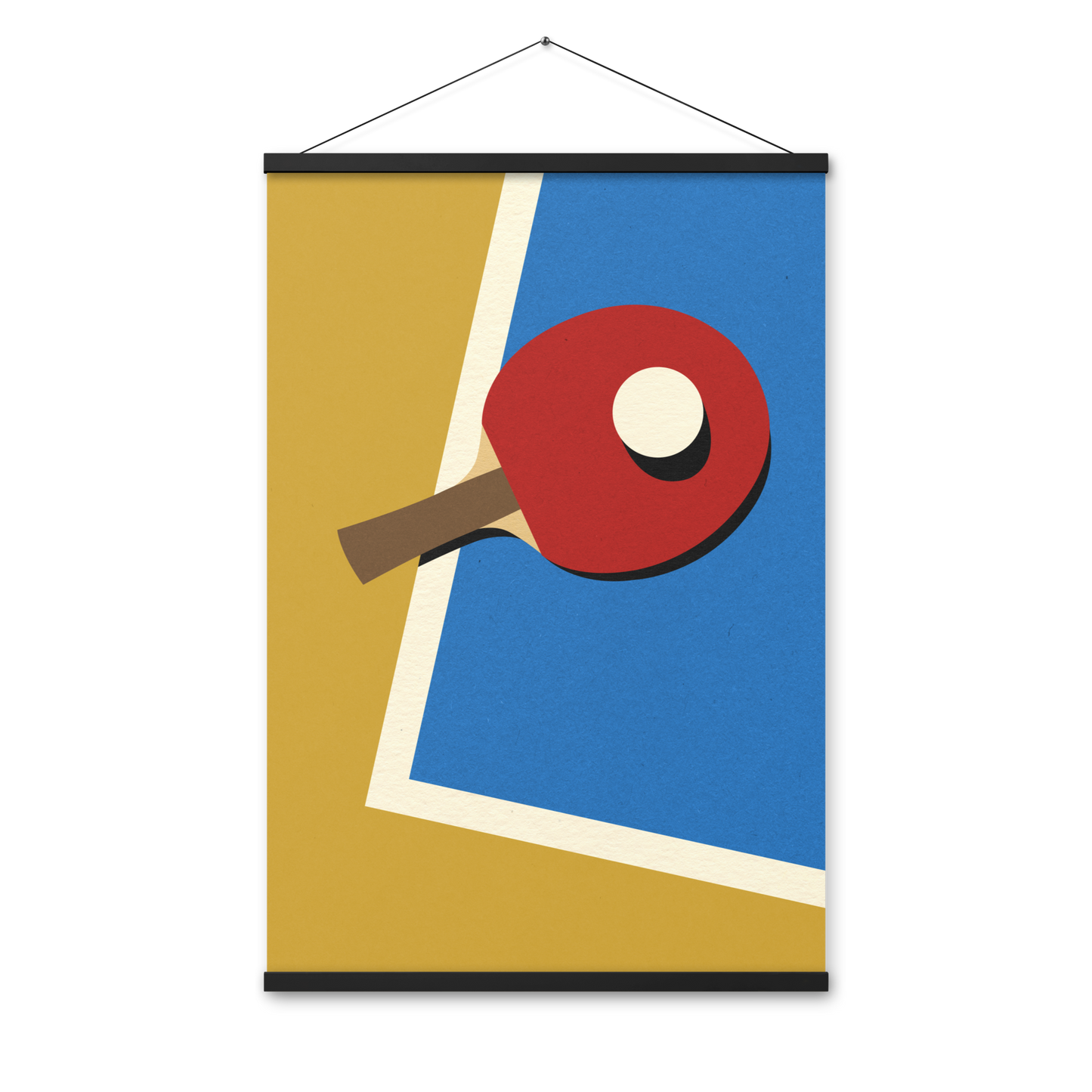 Fine Art Print with hangers – Table Tennis Team Red