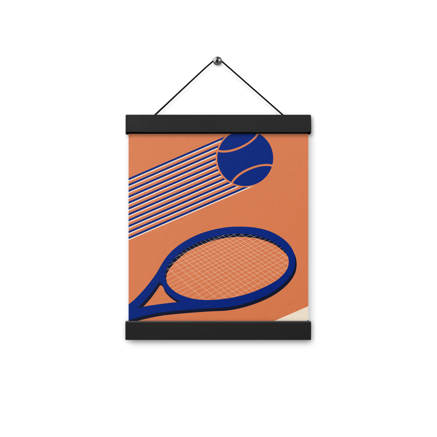 Poster with hangers – Tennis 80's