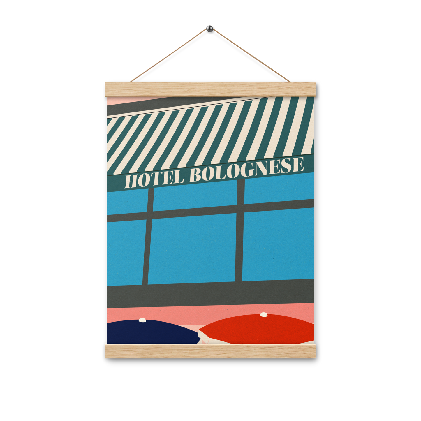 Poster with hangers – Hotel Bolognese