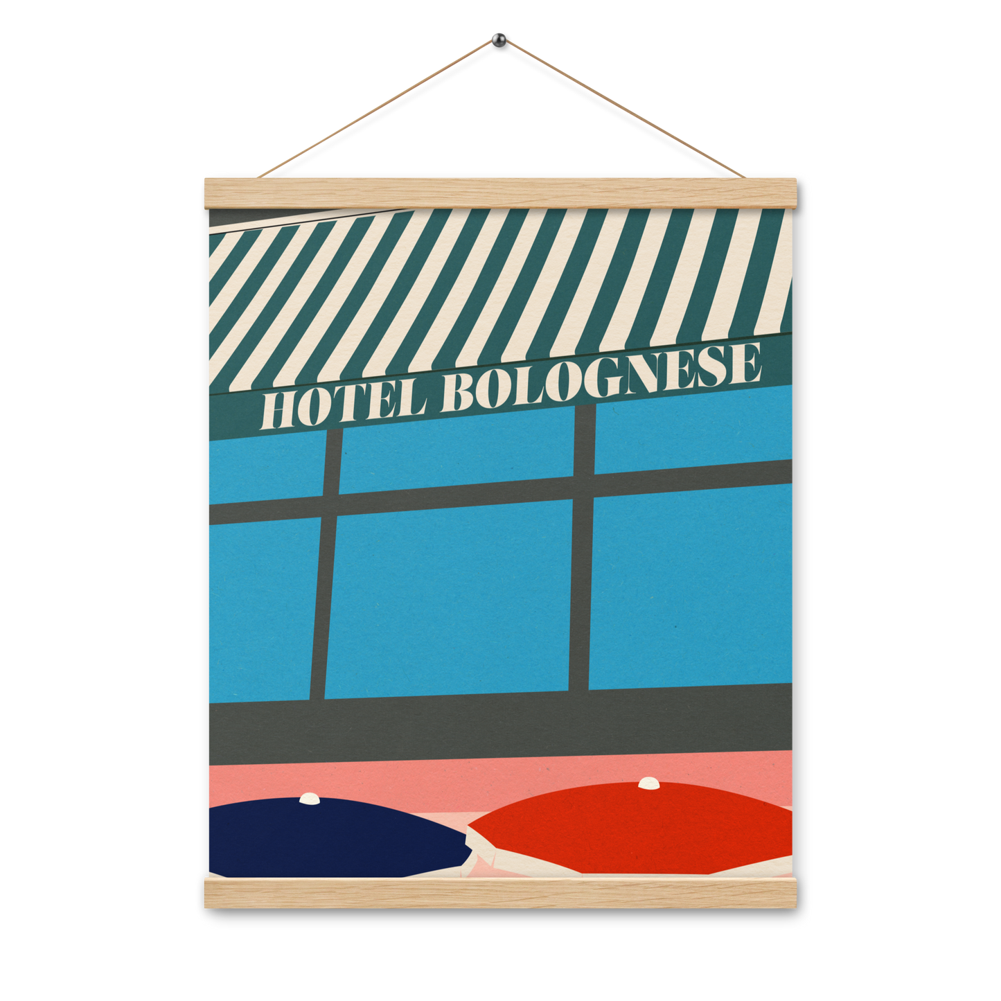 Poster with hangers – Hotel Bolognese