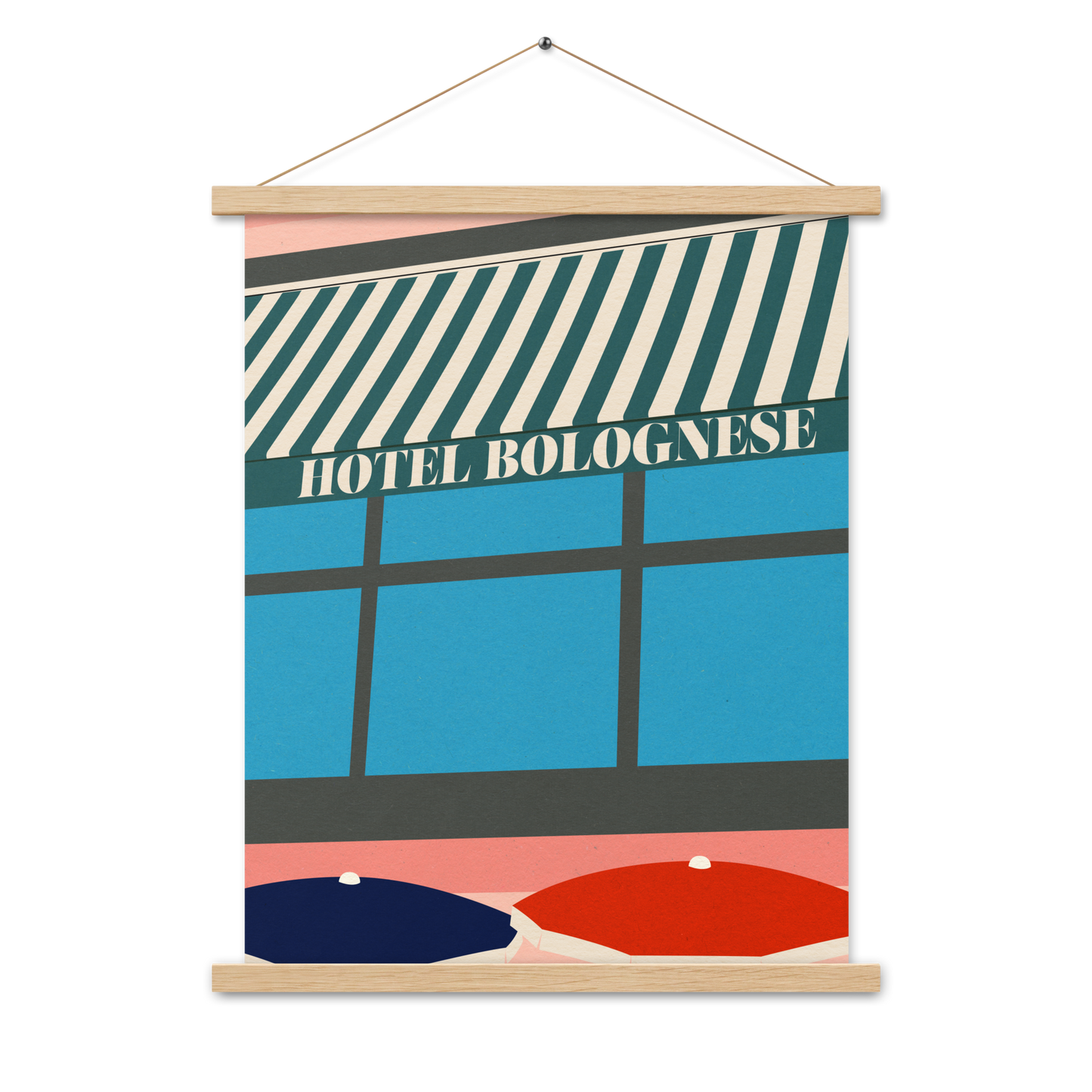 Poster with hangers – Hotel Bolognese