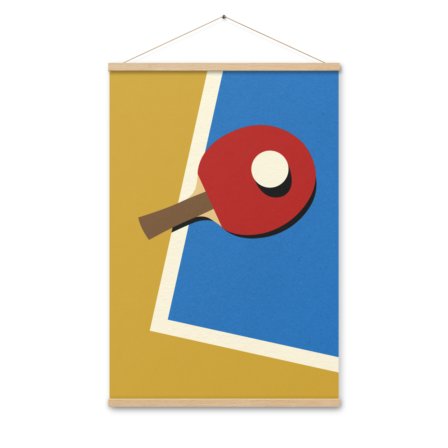 Fine Art Print with hangers – Table Tennis Team Red