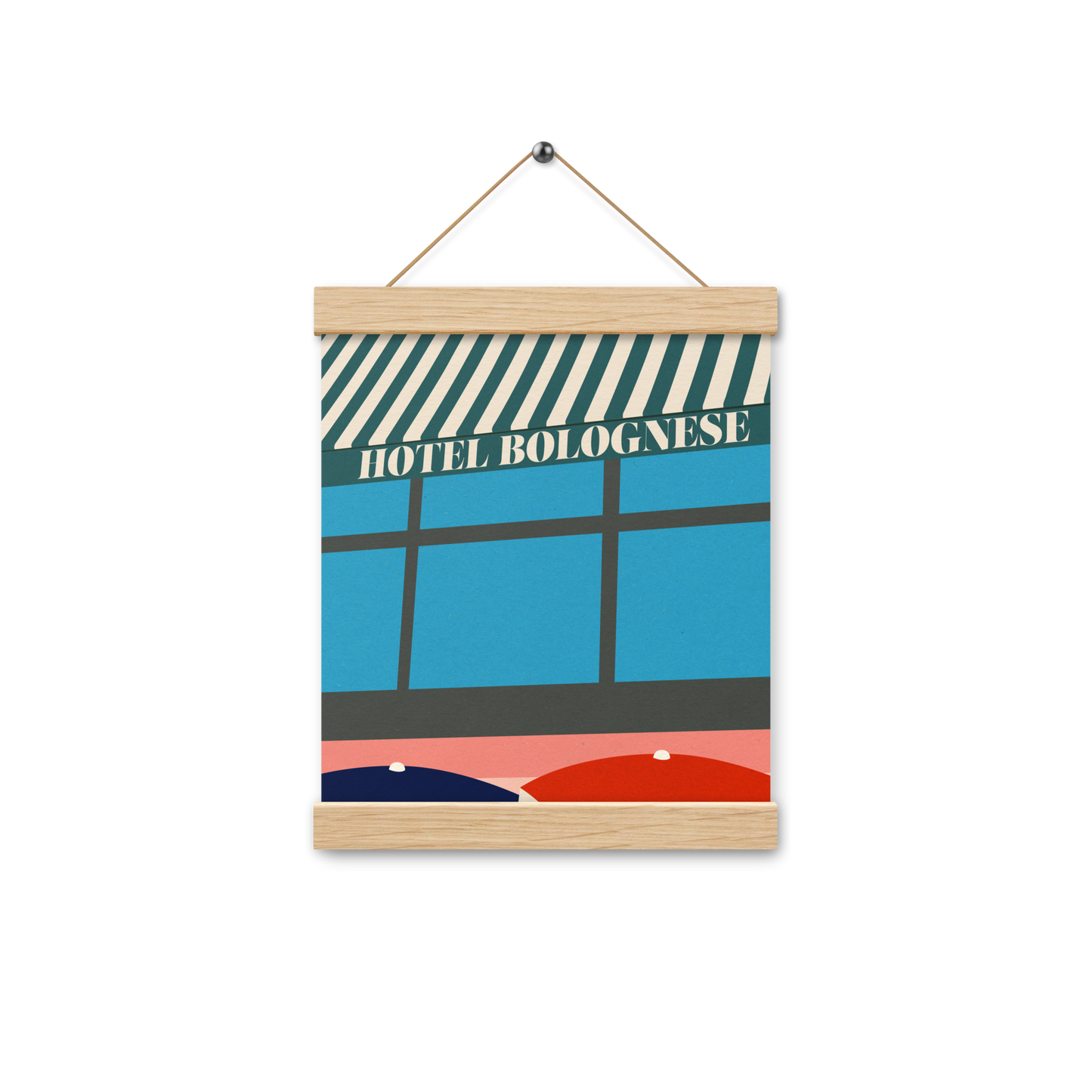 Poster with hangers – Hotel Bolognese