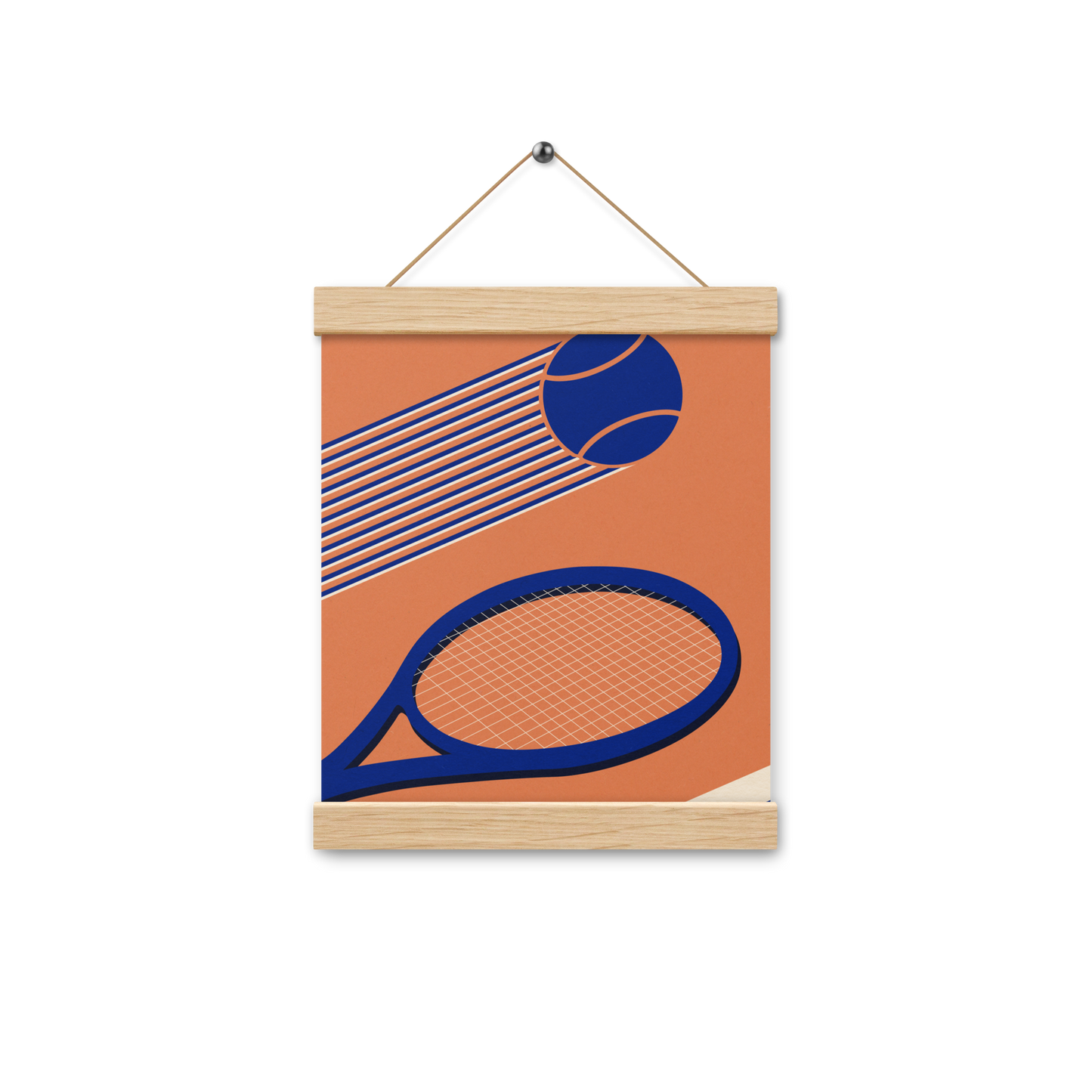 Poster with hangers – Tennis 80's