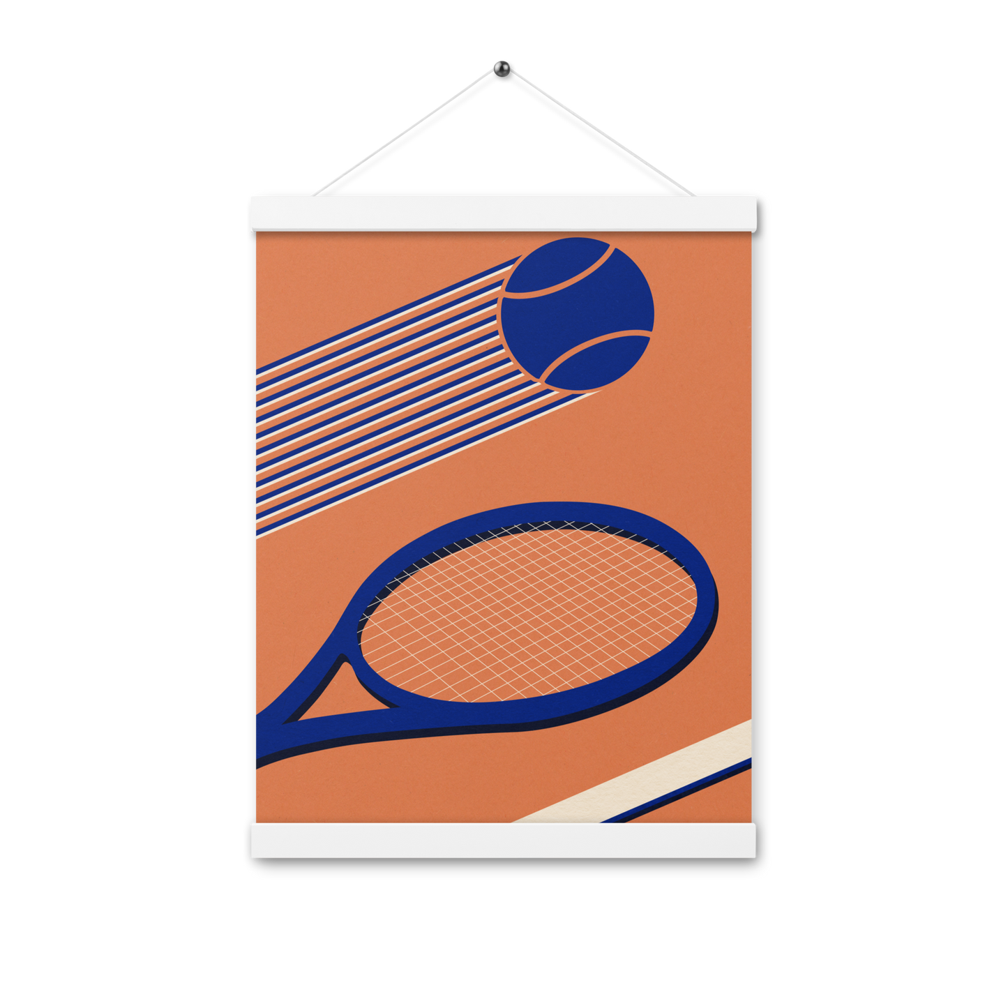 Poster with hangers – Tennis 80's