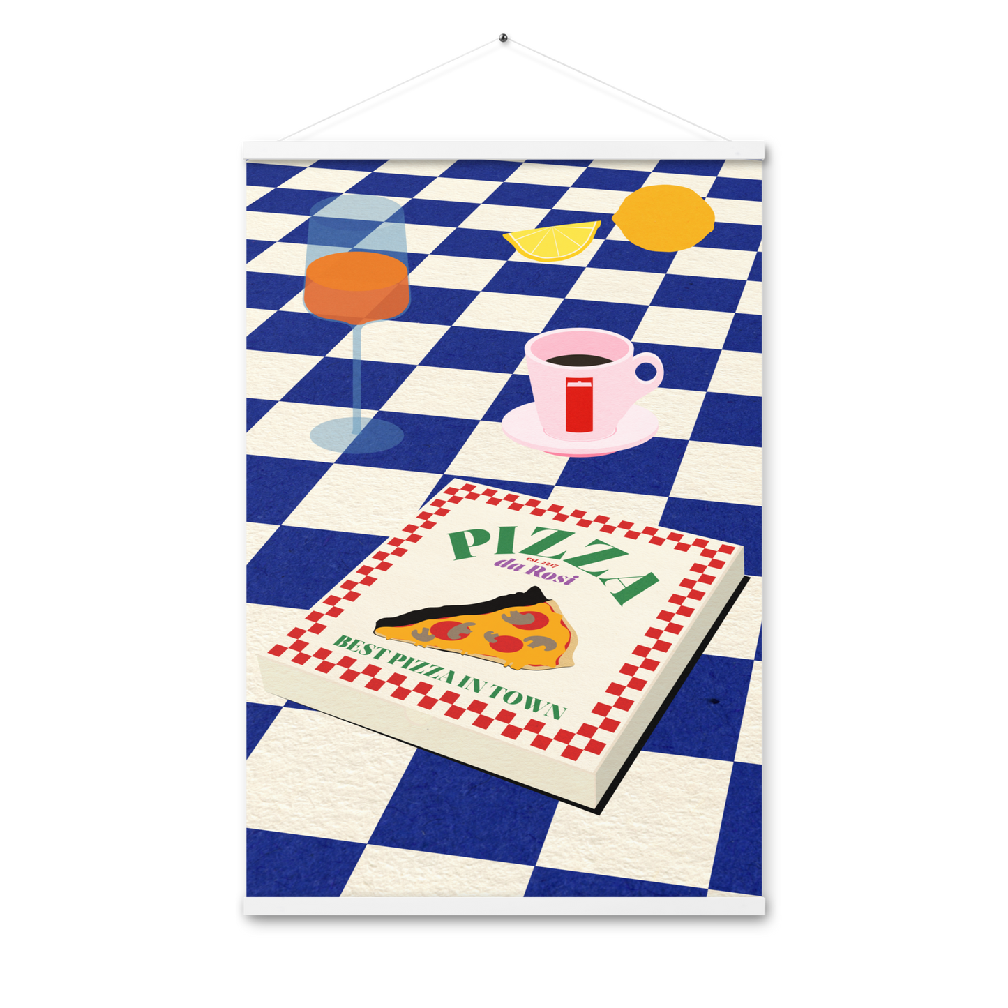 Poster with hangers – The Italian Menu