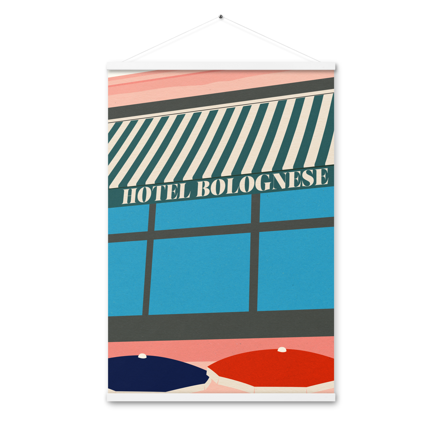 Poster with hangers – Hotel Bolognese