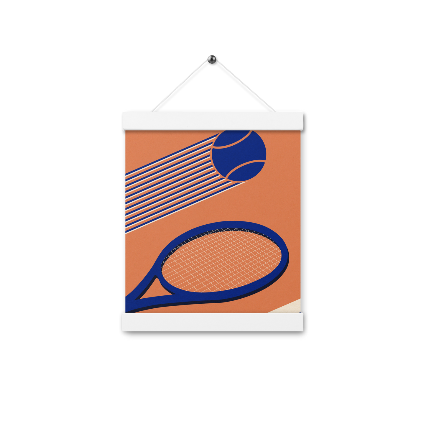 Poster with hangers – Tennis 80's