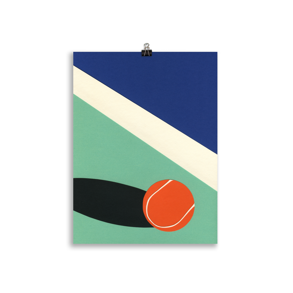 Poster Art Print Illustration – Arizona Tennis Club II