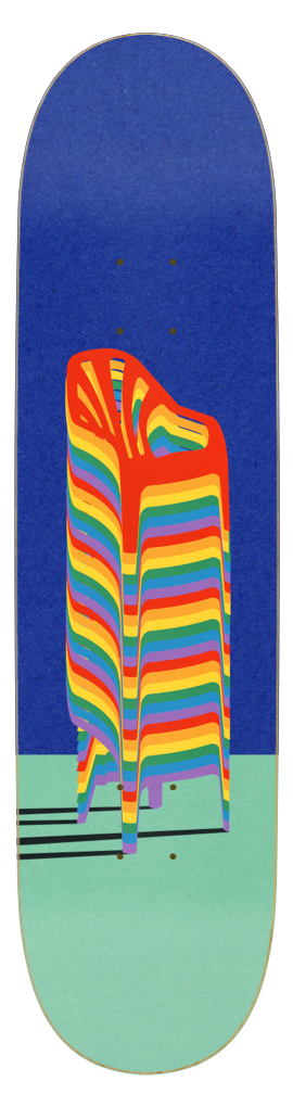 Mellow Concave Skateboard - Stack of Chairs