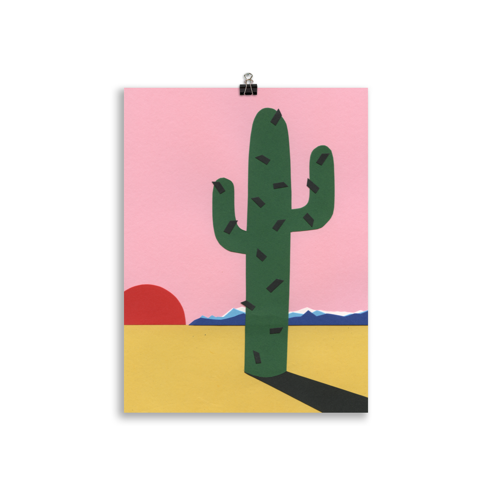 Poster Art Print Illustration - Sierra Nevada