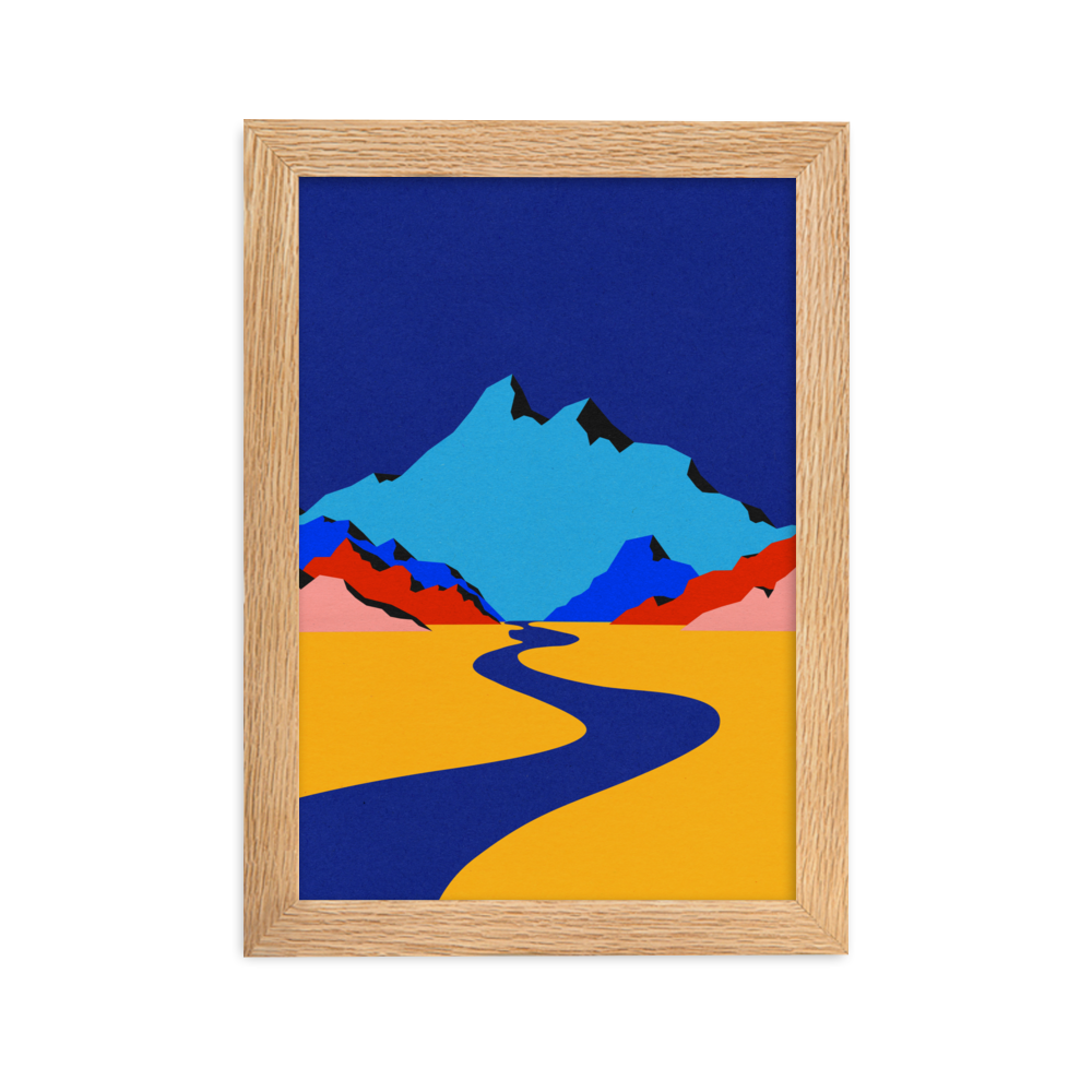 Framed Fine Art Print – Rocky Mountains