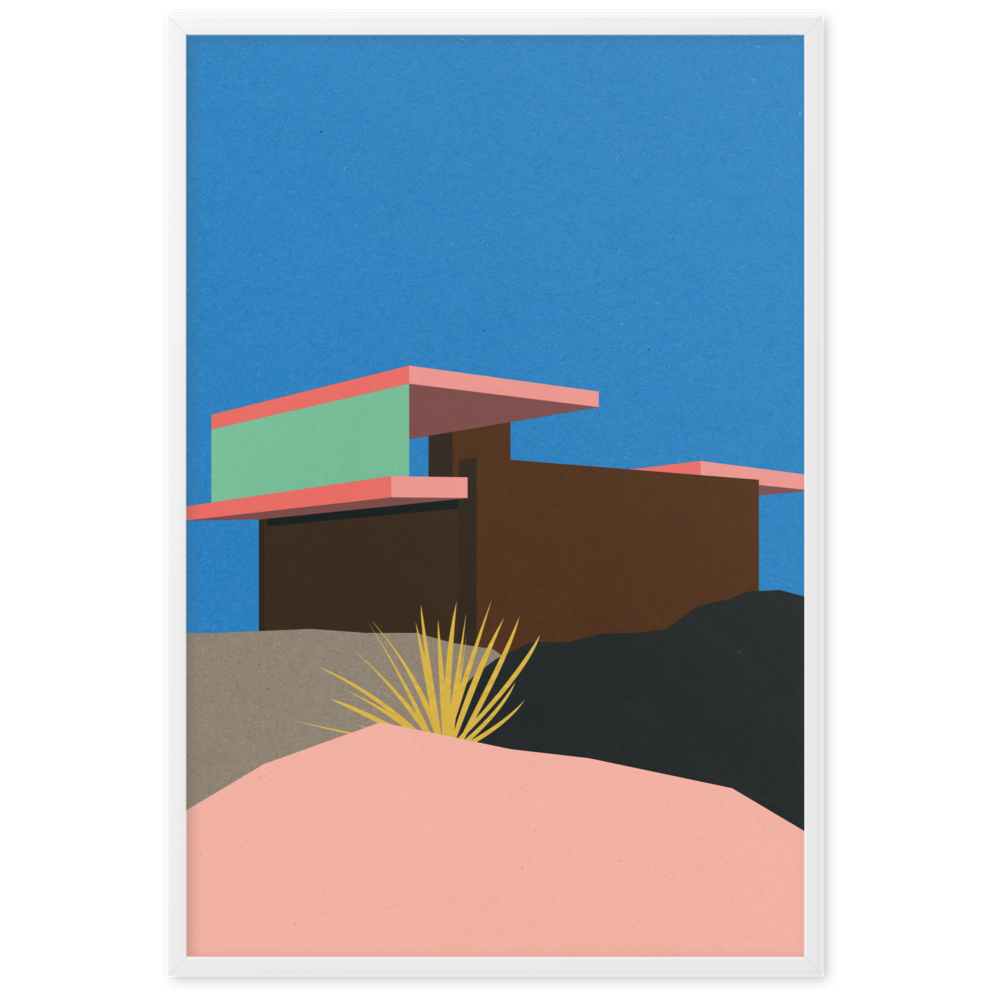 Framed Fine Art Print – Kaufmann Desert House