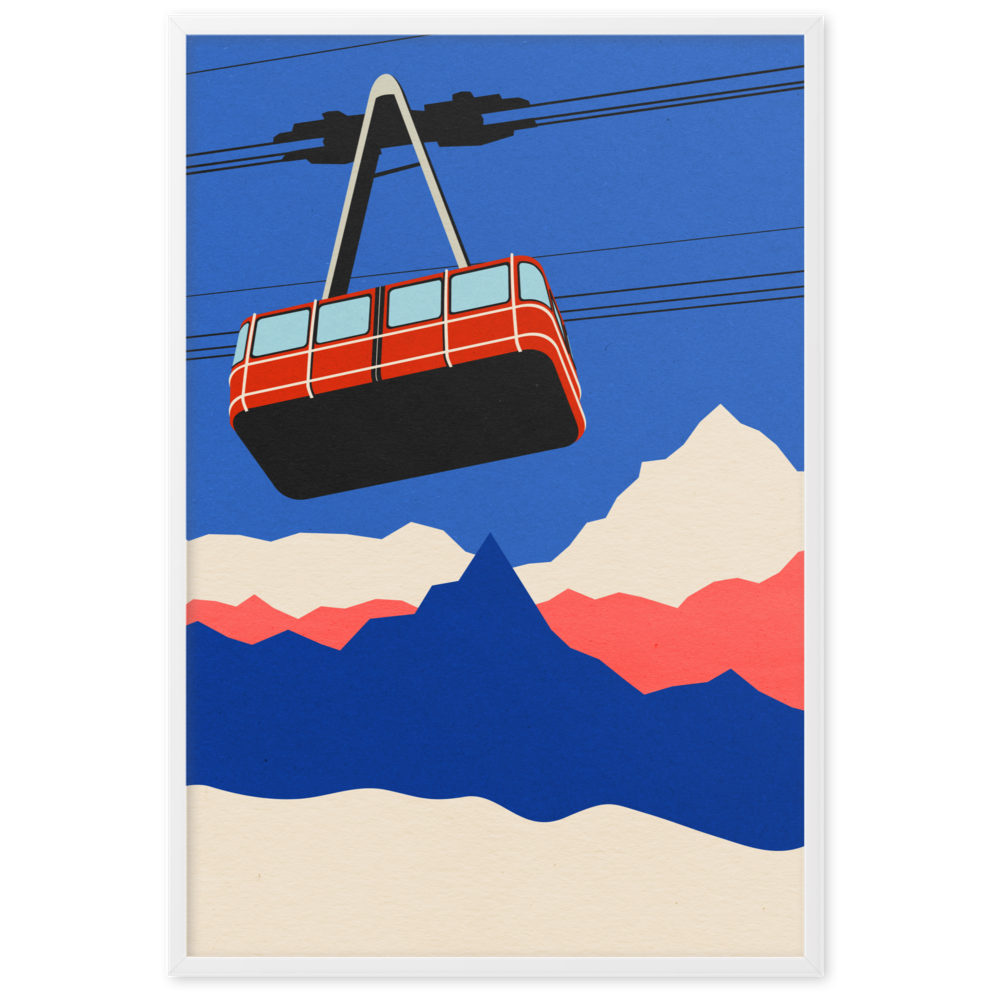 Framed Fine Art Print – Blue Mountain Ski Resort