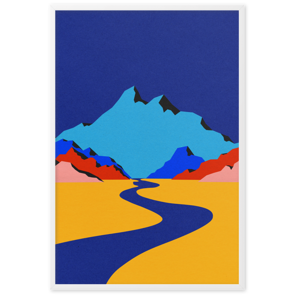 Framed Fine Art Print – Rocky Mountains