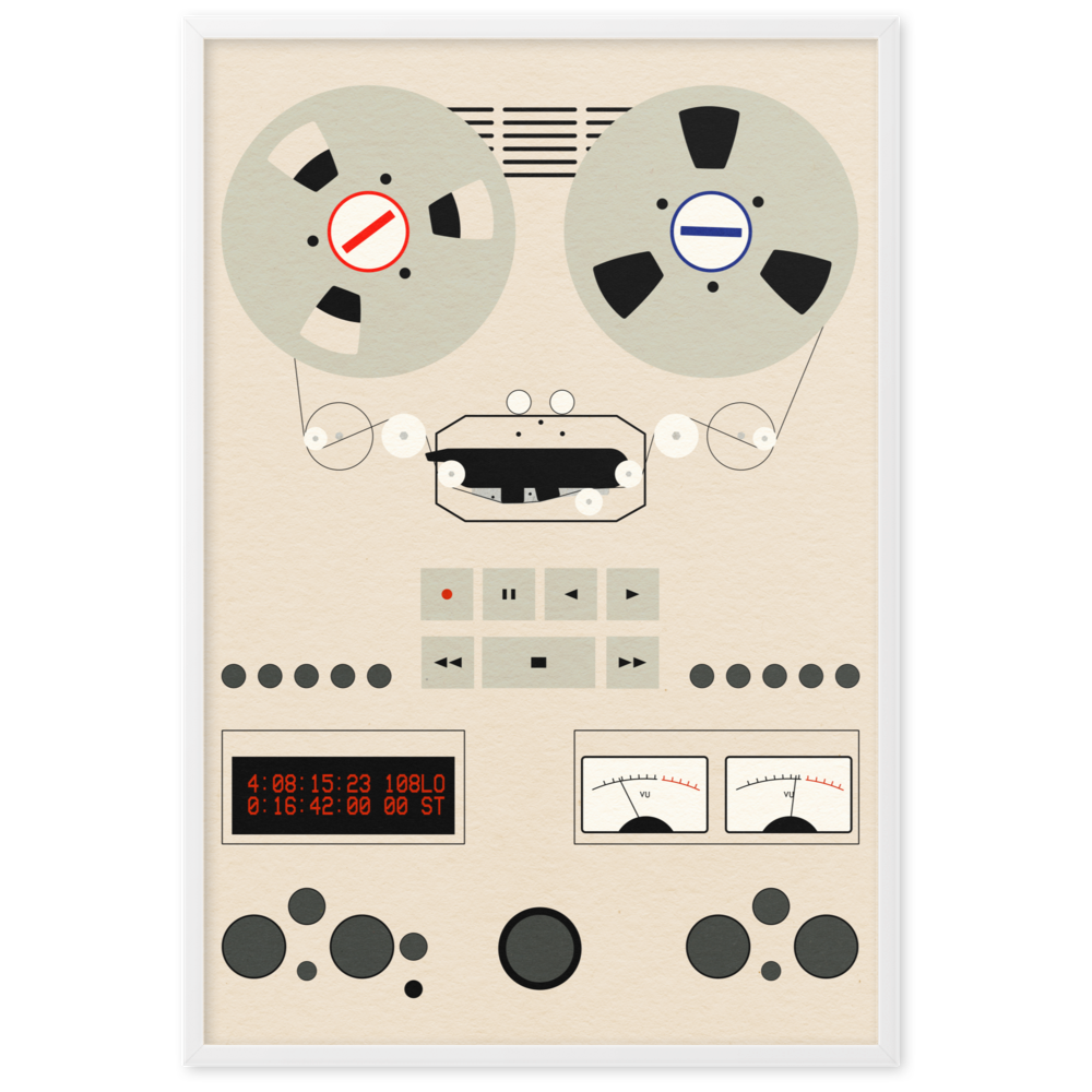 Framed Fine Art Print – Reel To Reel