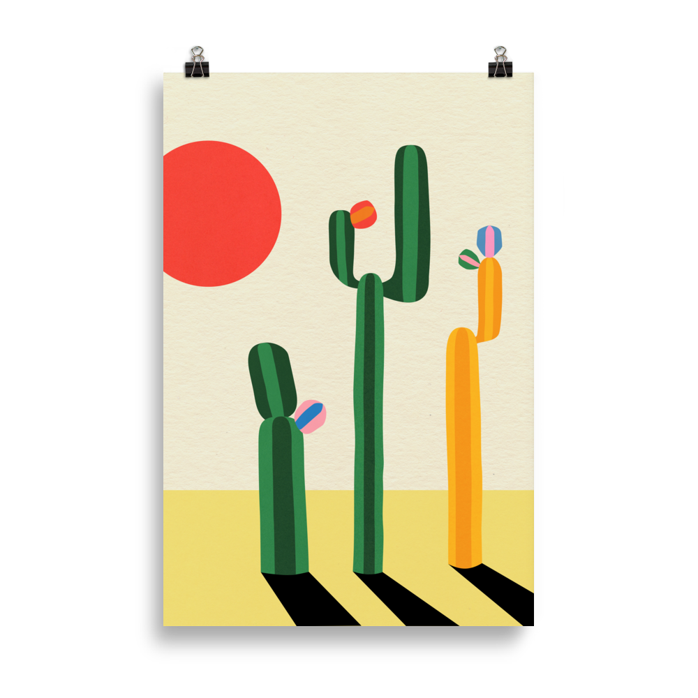 Poster Art Print Illustration – Sierra Nevada Flowers