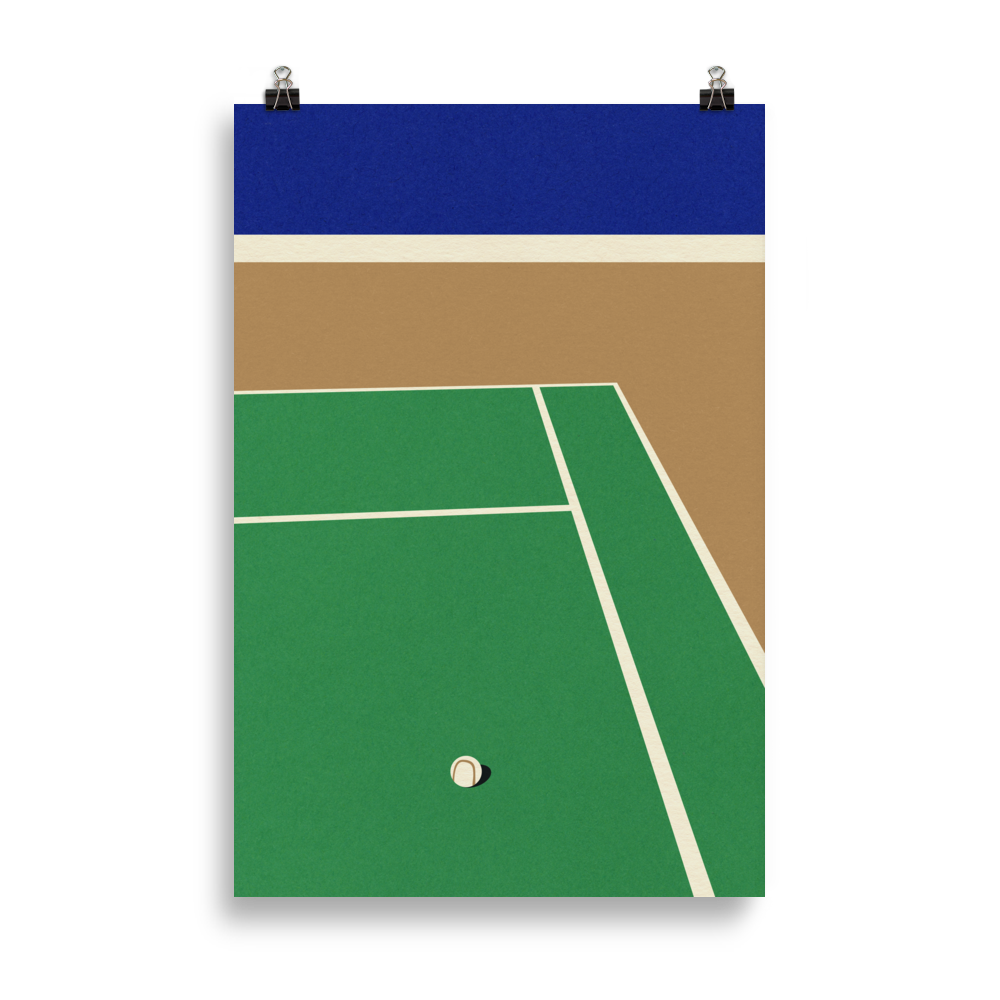 Poster Art Print Illustration – East Tennis Club