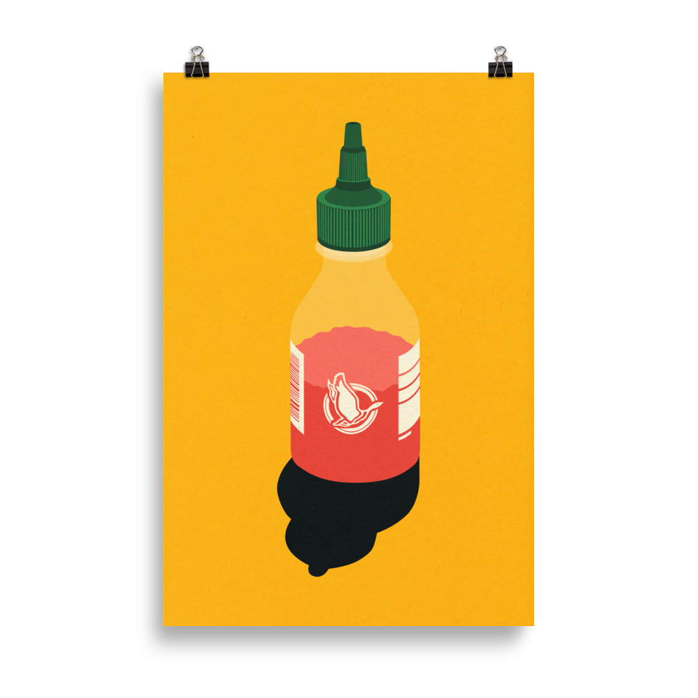 Poster Art Print Illustration – Chili Sauce