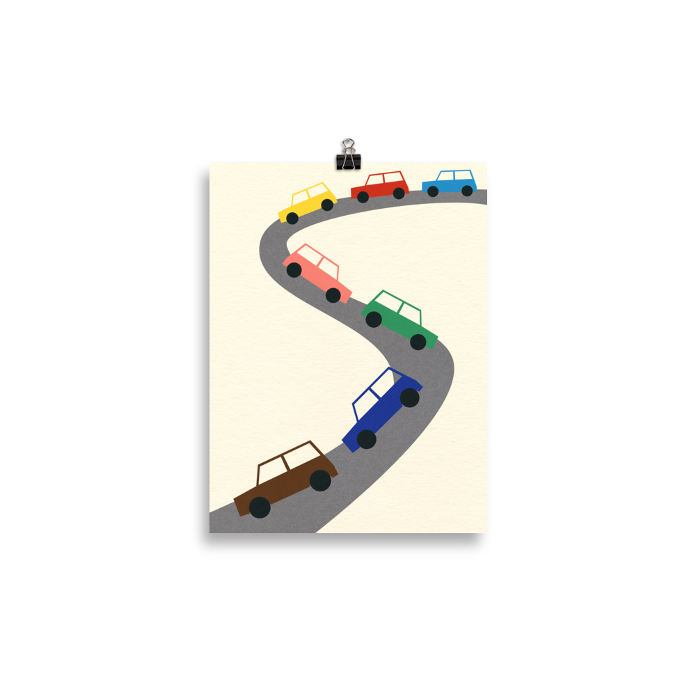 Poster Art Print Illustration – Traffic