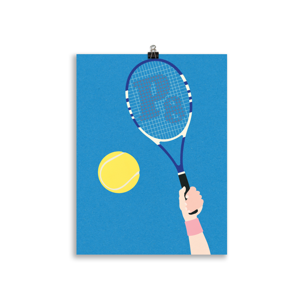 Poster Art Print Illustration – Perfect Serve