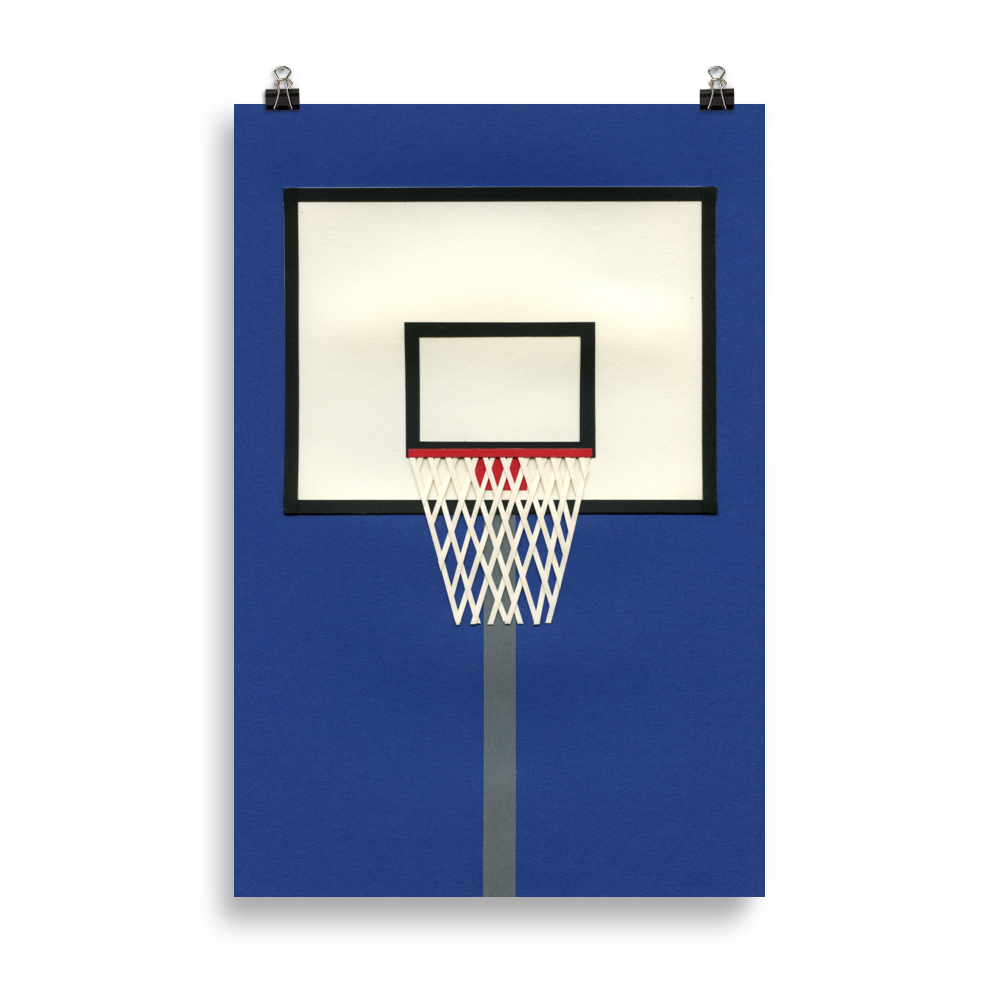 Poster Art Print Illustration – Oakland Basketball Team III