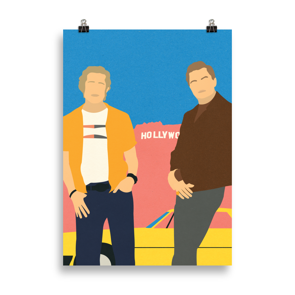 Poster Art Print Illustration – Cliff And Rick