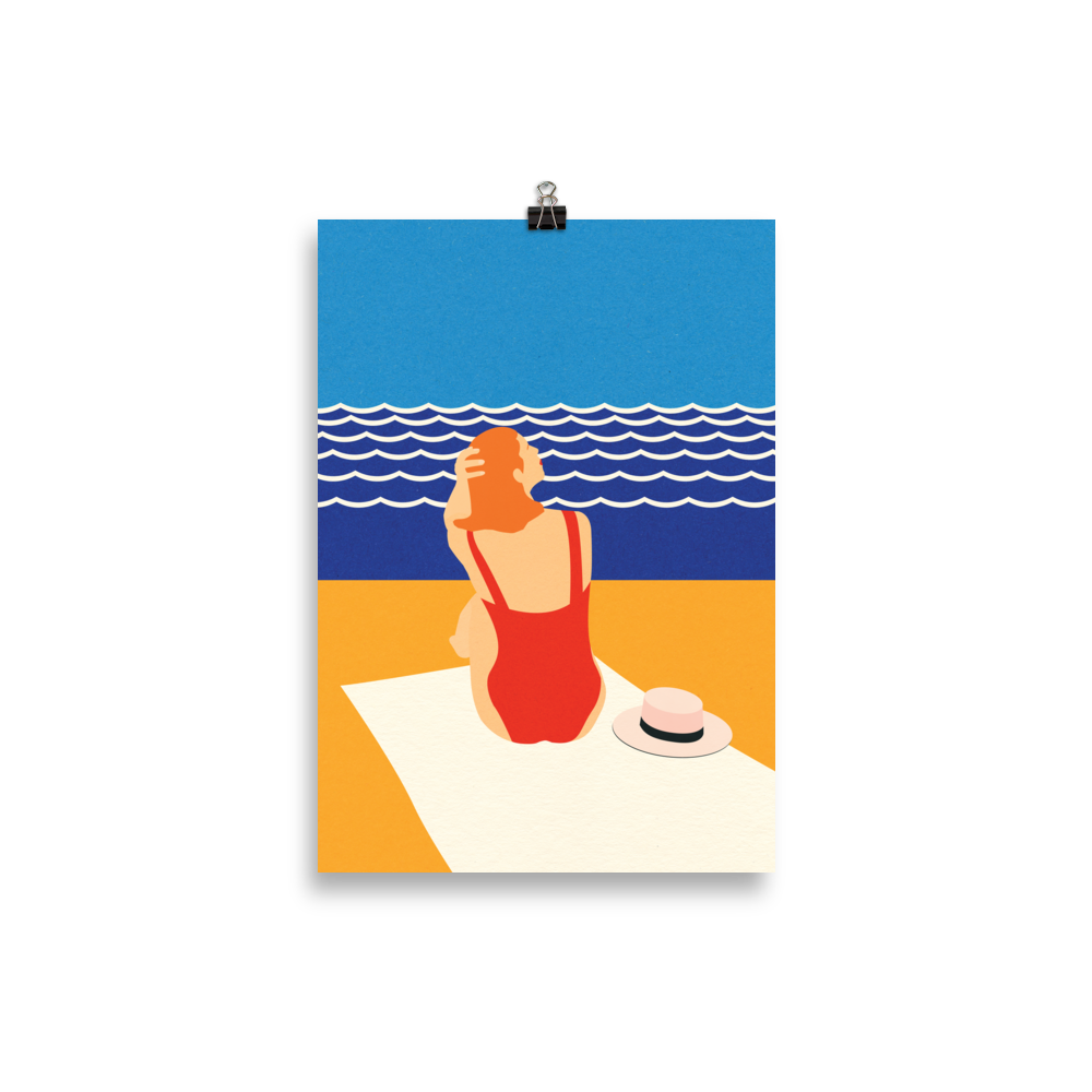 Poster Art Print Illustration – Still Summer