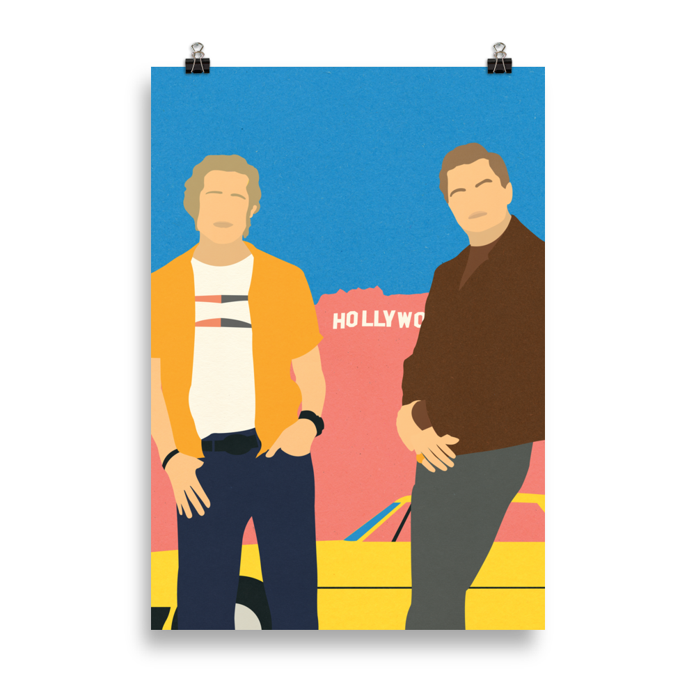 Poster Art Print Illustration – Cliff And Rick