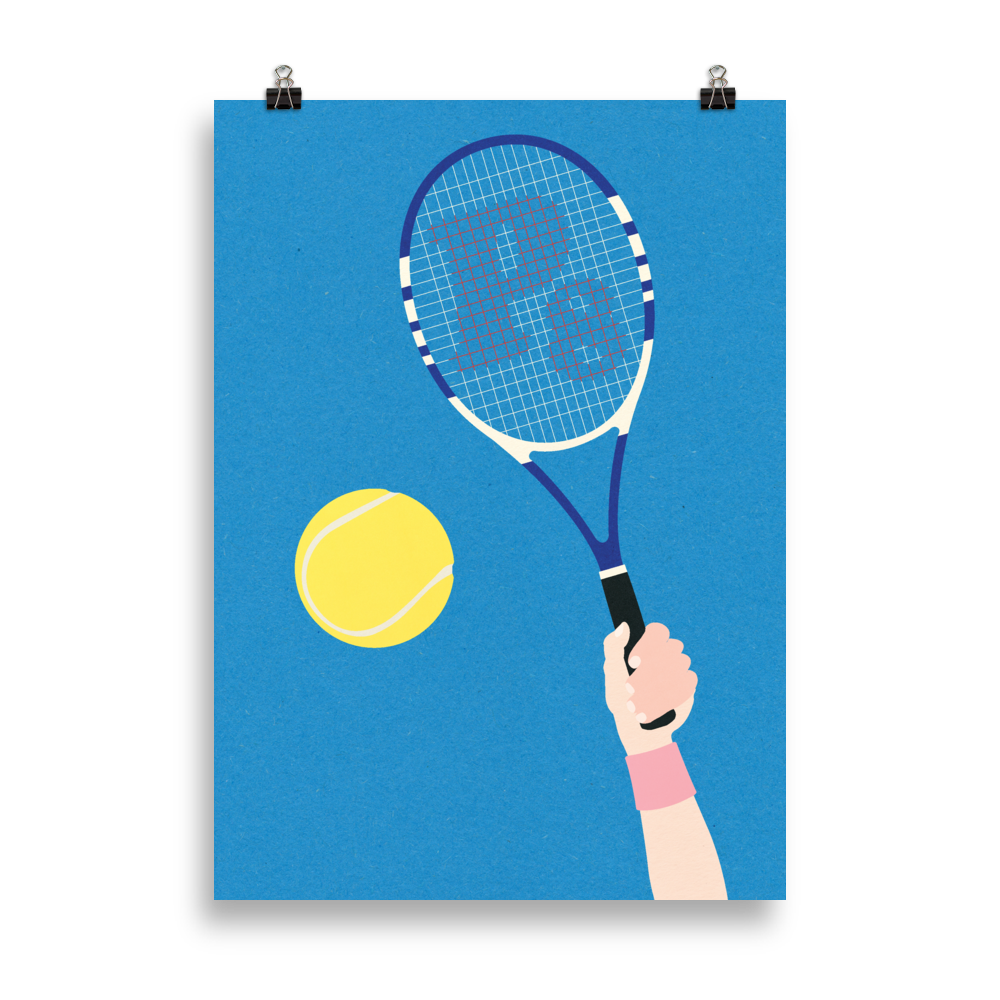 Poster Art Print Illustration – Perfect Serve