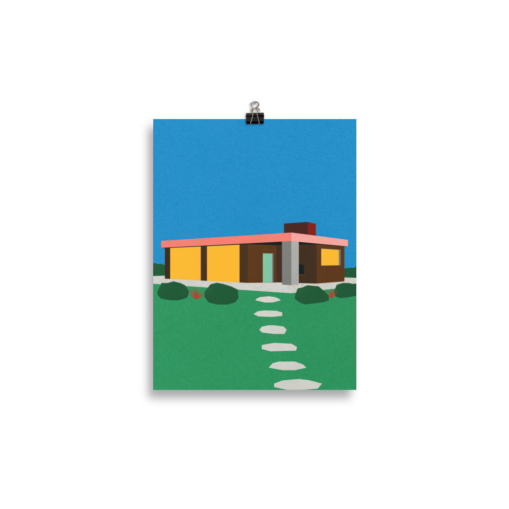 Poster Art Print Illustration – The Elster House
