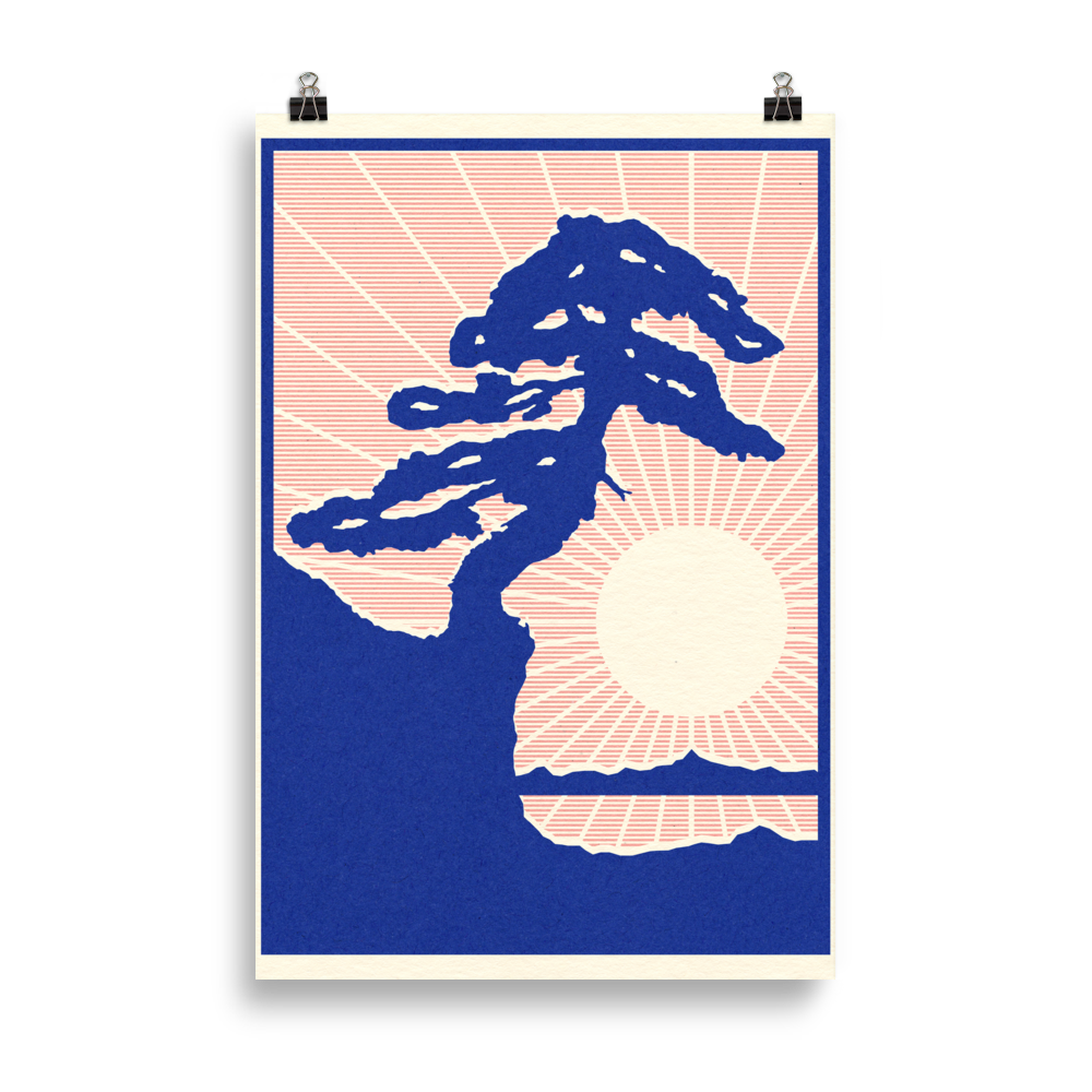 Poster Art Print Illustration – Montana De Oro Stat Park