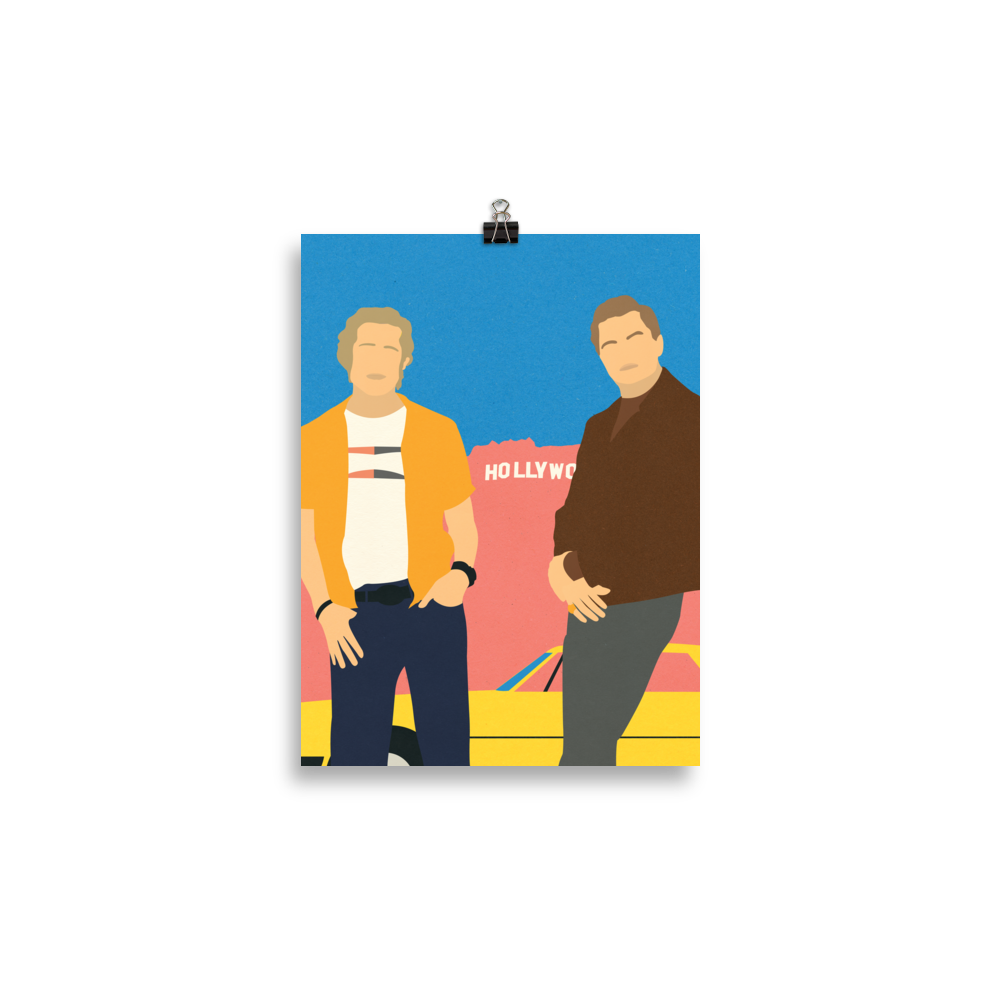 Poster Art Print Illustration – Cliff And Rick