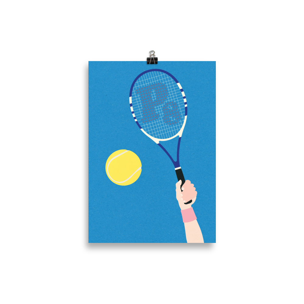 Poster Art Print Illustration – Perfect Serve
