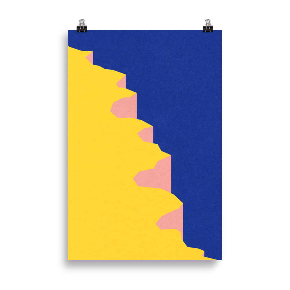 Poster Art Print Illustration – Big Sur V