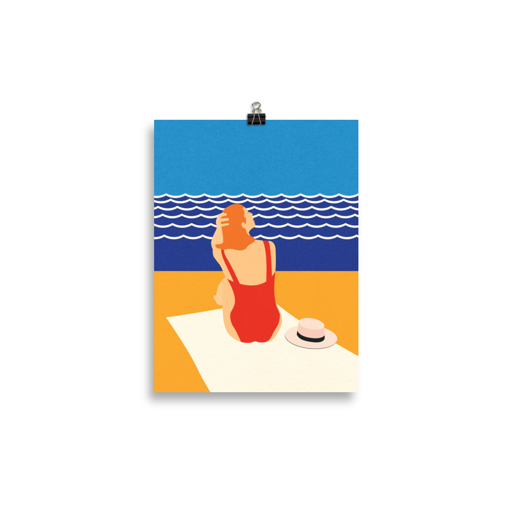 Poster Art Print Illustration – Still Summer