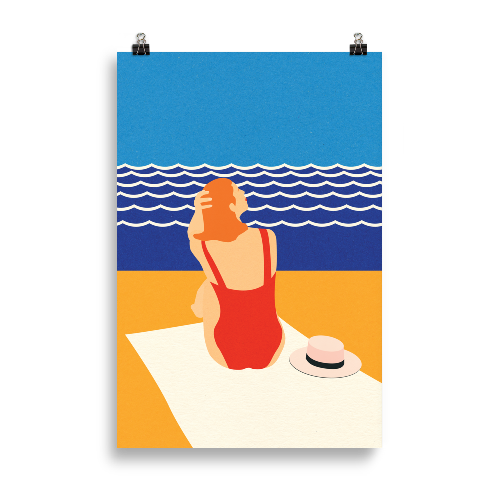 Poster Art Print Illustration – Still Summer