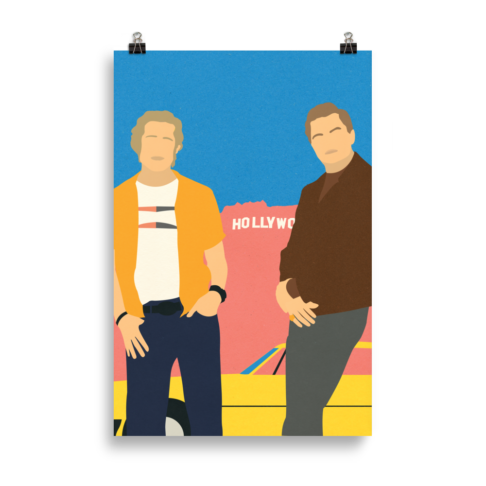 Poster Art Print Illustration – Cliff And Rick