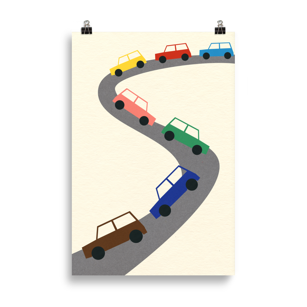 Poster Art Print Illustration – Traffic