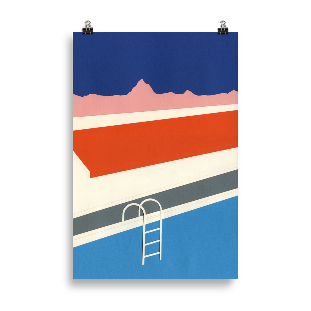 Poster Art Print Illustration – Keoughs Hot Springs