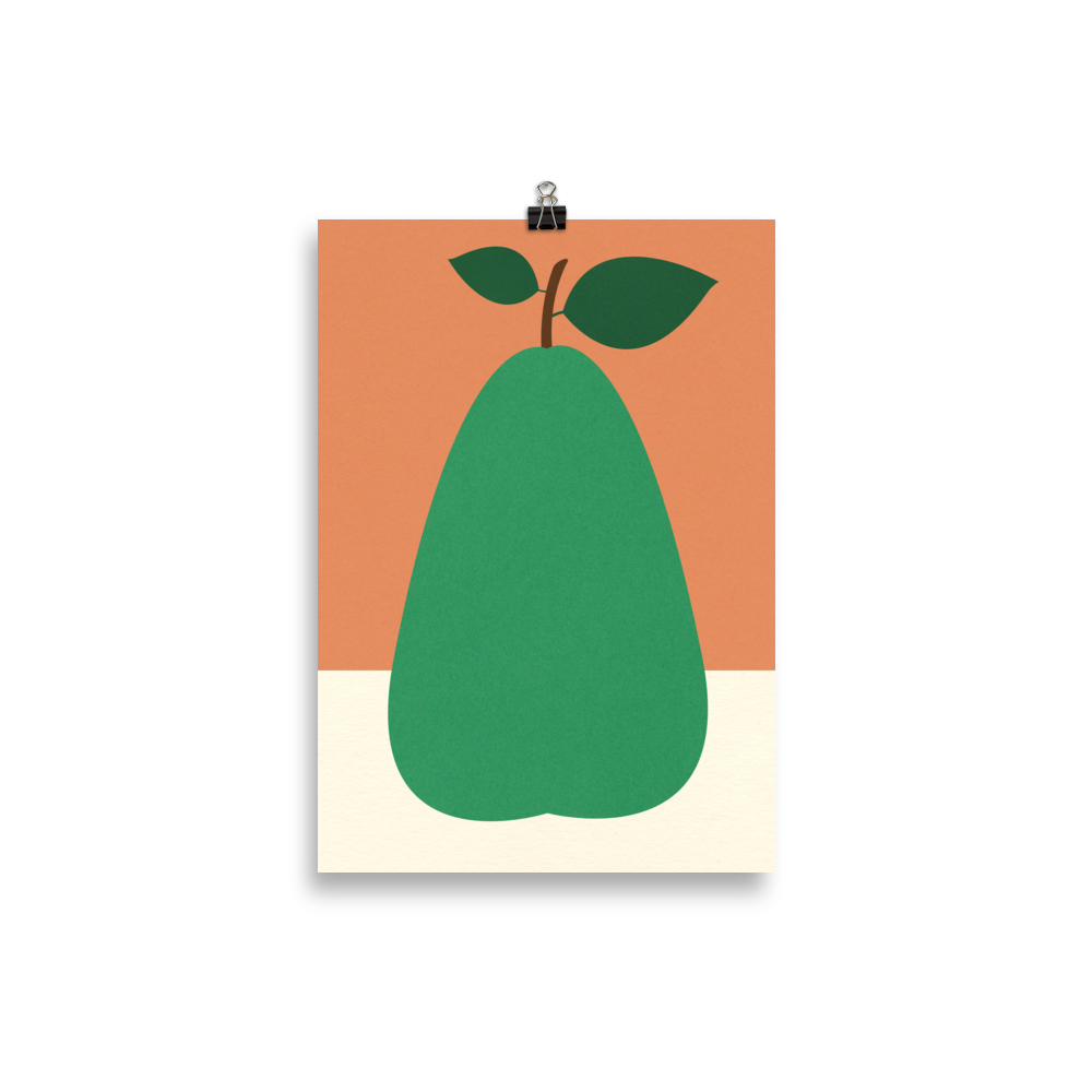 Poster Art Print Illustration – Pear